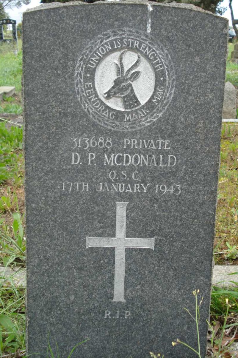 McDONALD D.P. -1943