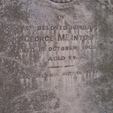 McINTOSH George -1905