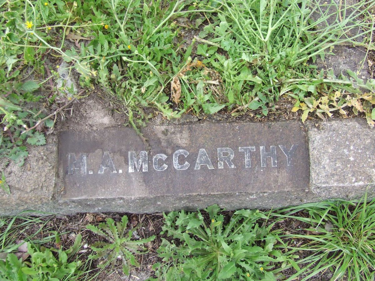 McCARTHY M.A.