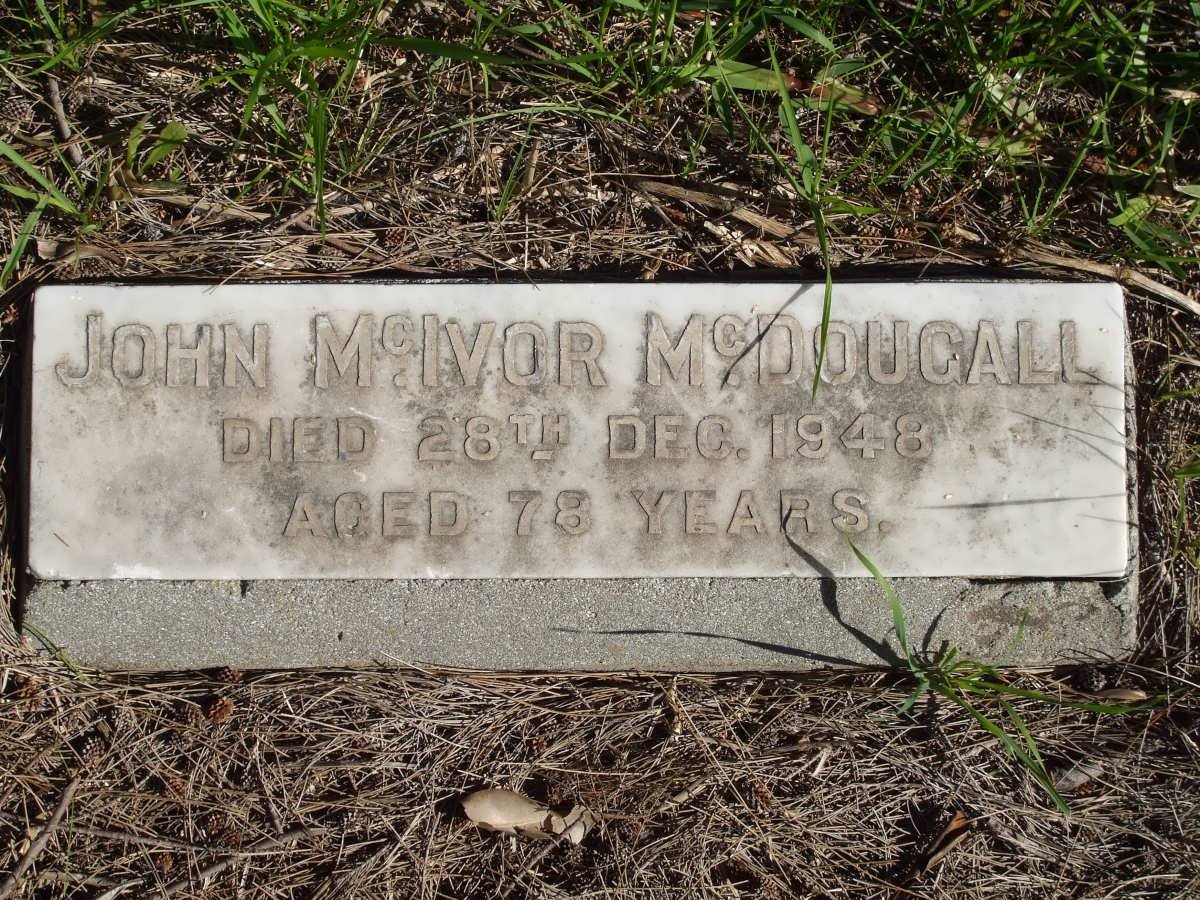 McDOUGALL John McIver -1948