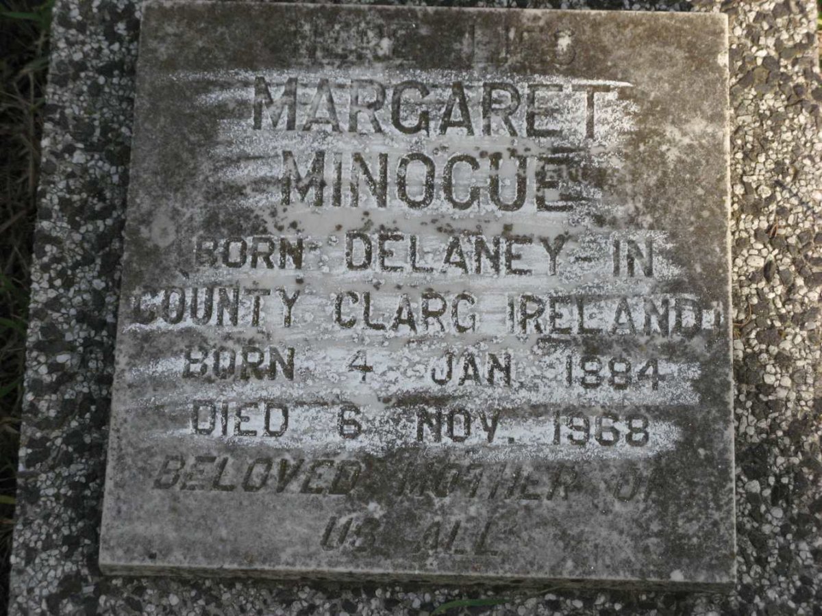 MINOGUE Margaret nee DELANEY 1884-1968