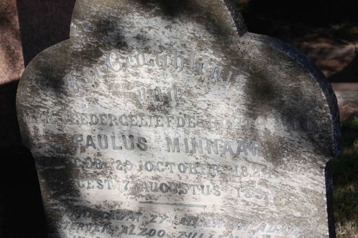 MINNAAR Paulus 1824-1894