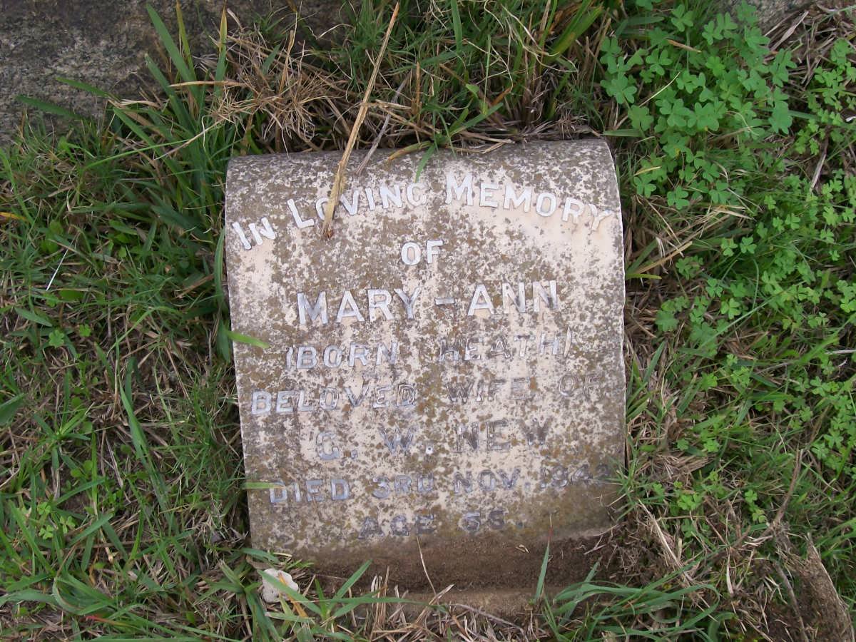 NEW Mary-Ann nee HEATH -1942