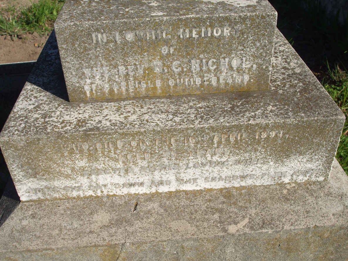 NICHOL R.G.  -1894