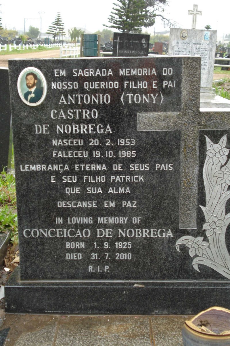 NOBREGA Antonio Castro, de 1953-1985 &amp; Conceicao 1925-2010