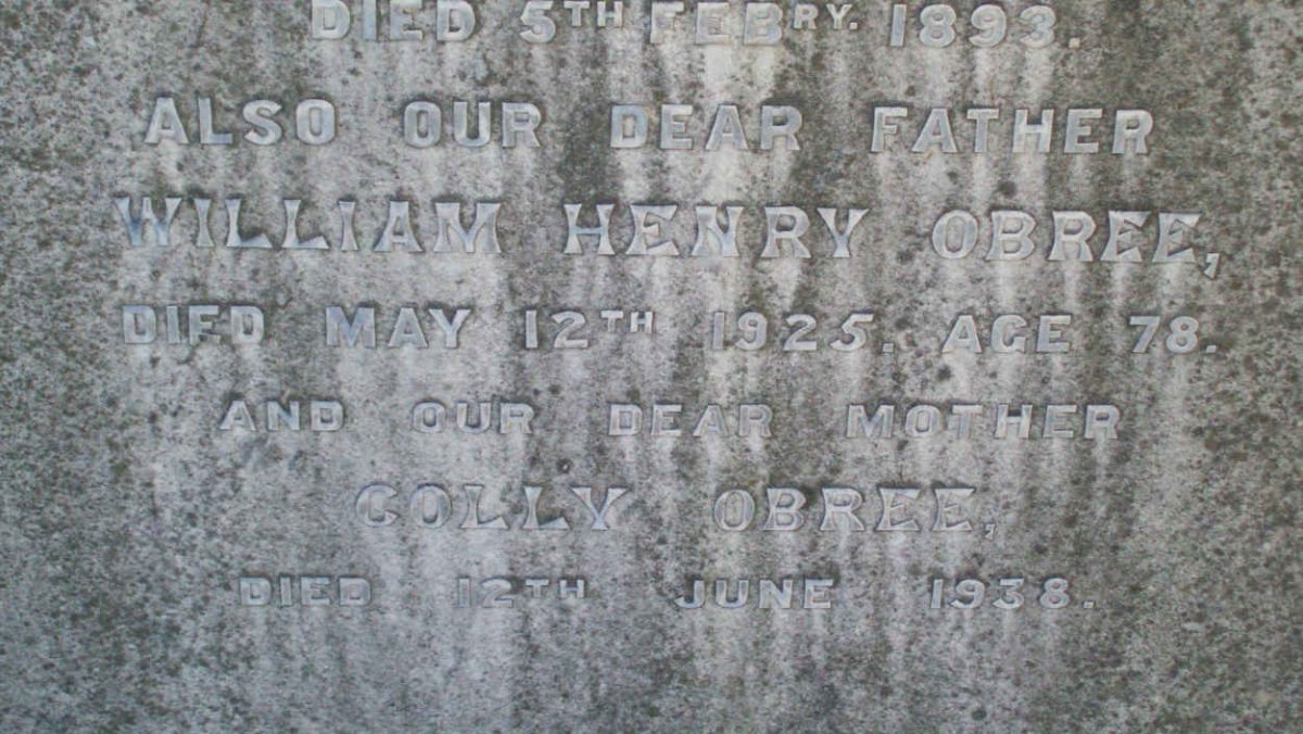 O`BREE William Henry -1925 &amp; Golly -1938