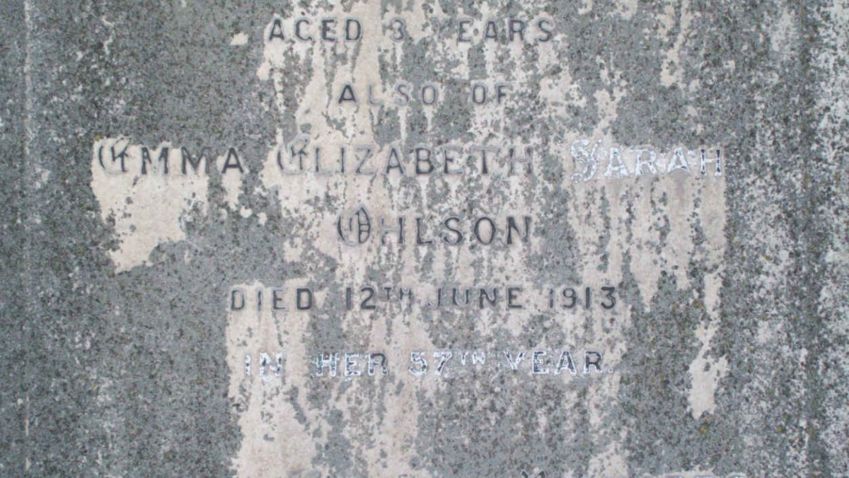 OHLSON Emma Elizabeth Sarah  -1913 