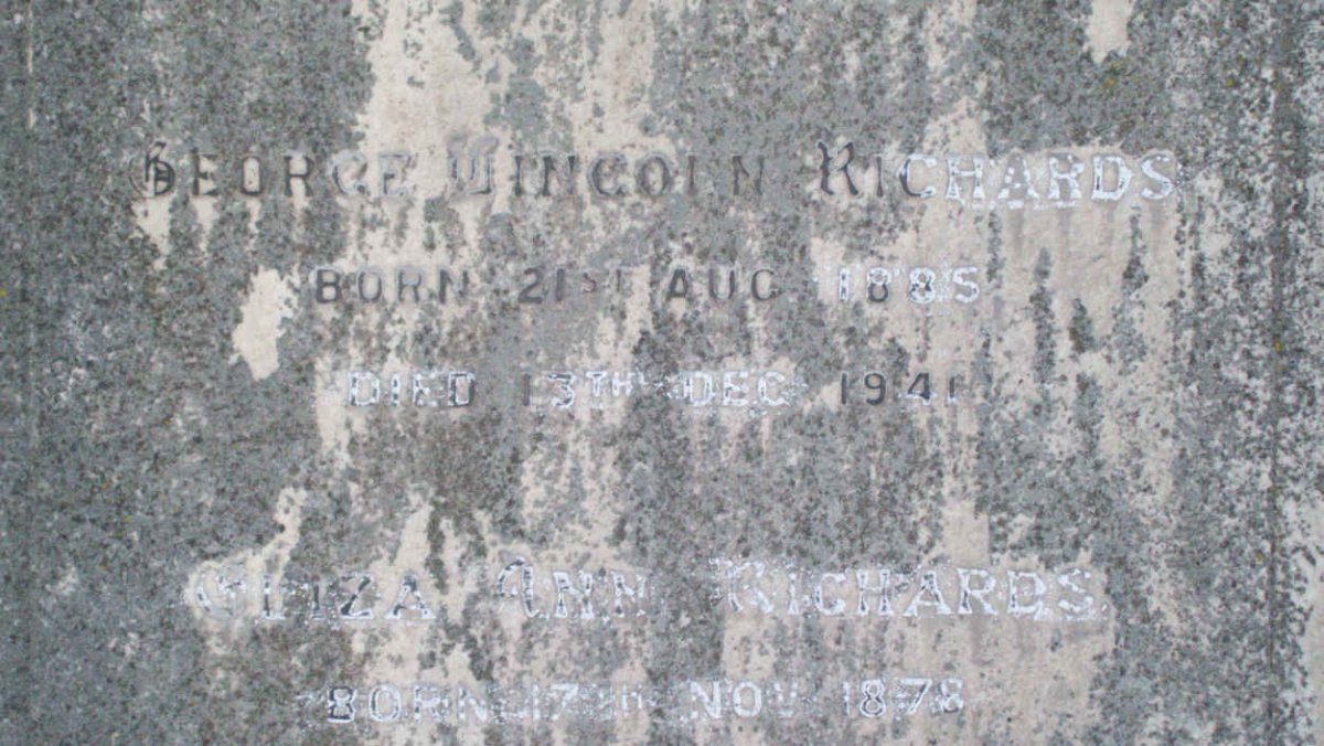 RICHARDS George Lincoln  1885-1941