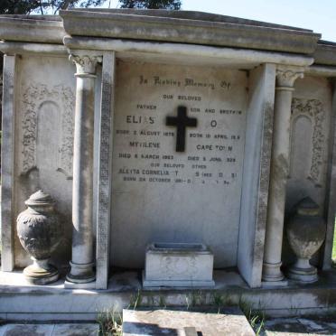 PSARADELIS Elias 1878-1963 &amp; Aletta Cornelia Stephanus nee MORRIS 1881-1969 :: PSARADELIS John 1915-1929