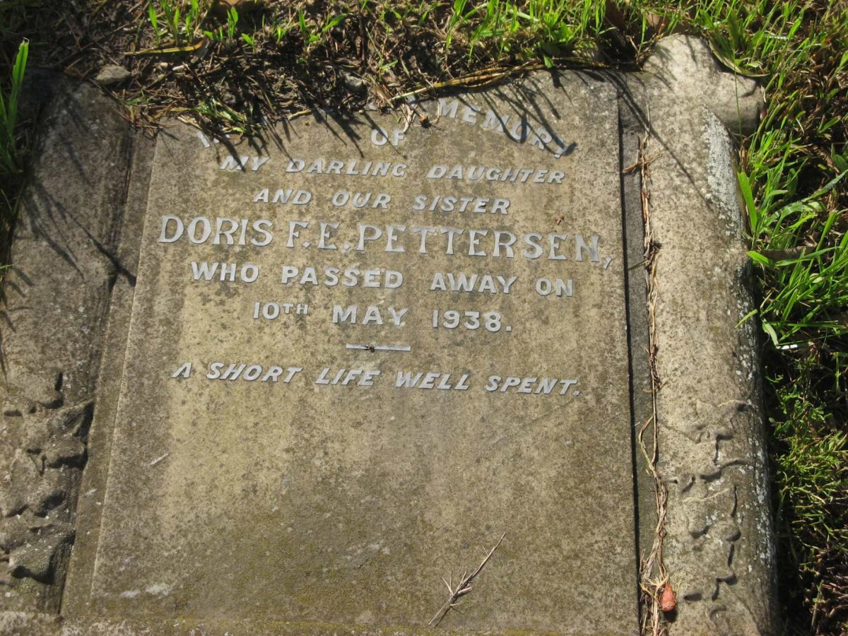 PETTERSEN Doris F.E. -1938