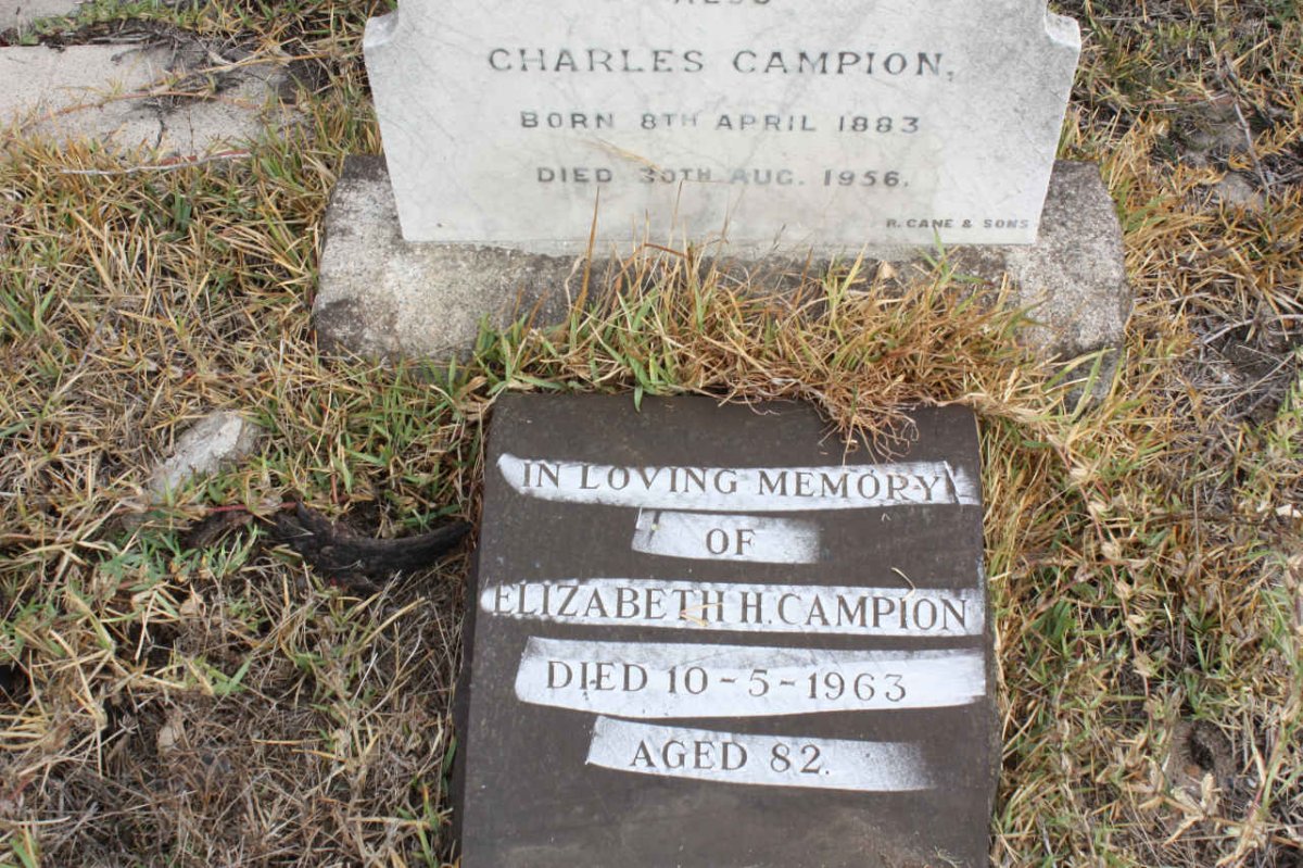 CAMPION Charles 1883-1956 &amp; Elizabeth H. -1963