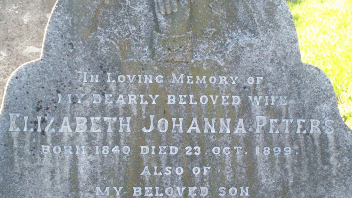 PETERS Elizabeth Johanna 1840-1899