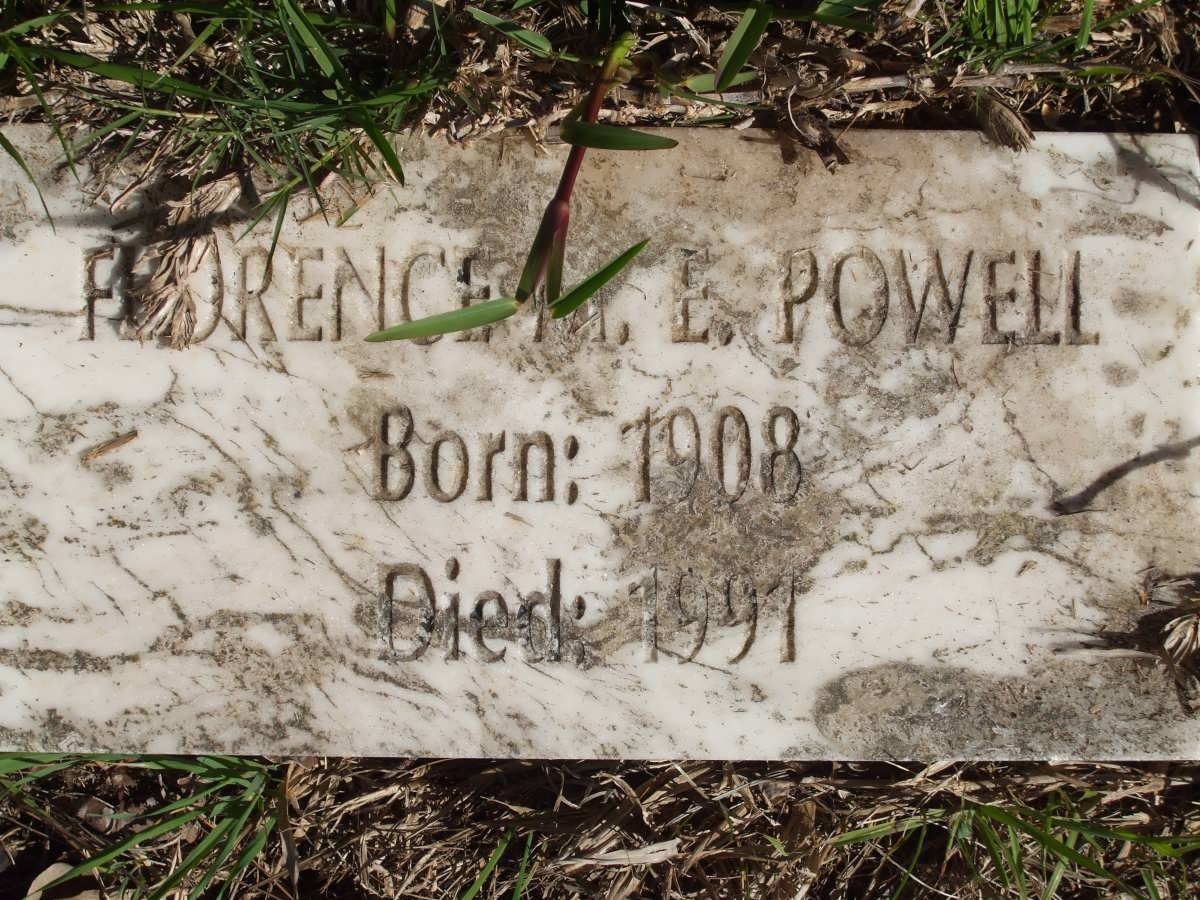 POWELL Florence M.E. 1908-1991