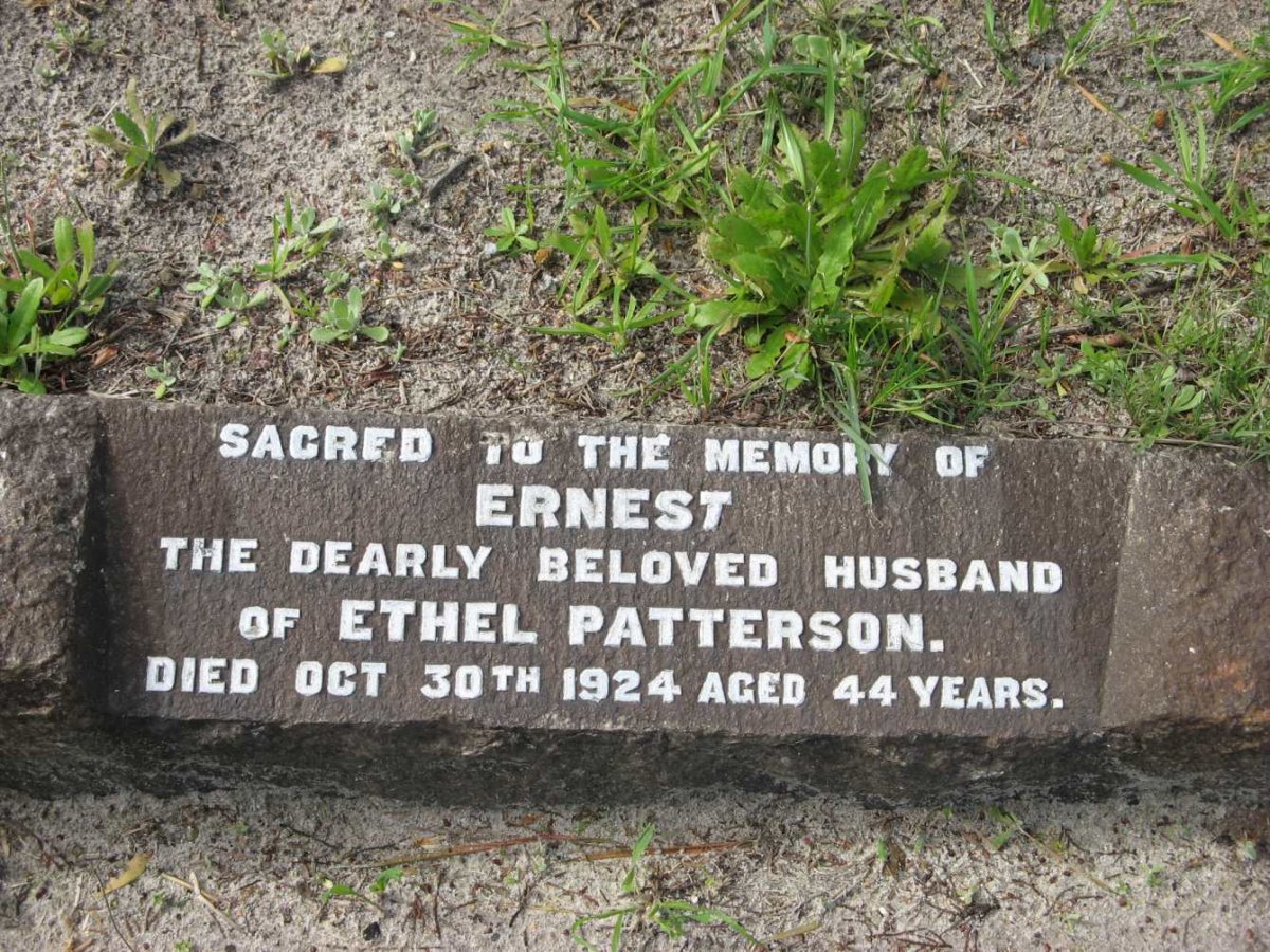 PATTERSON Ernest -1924