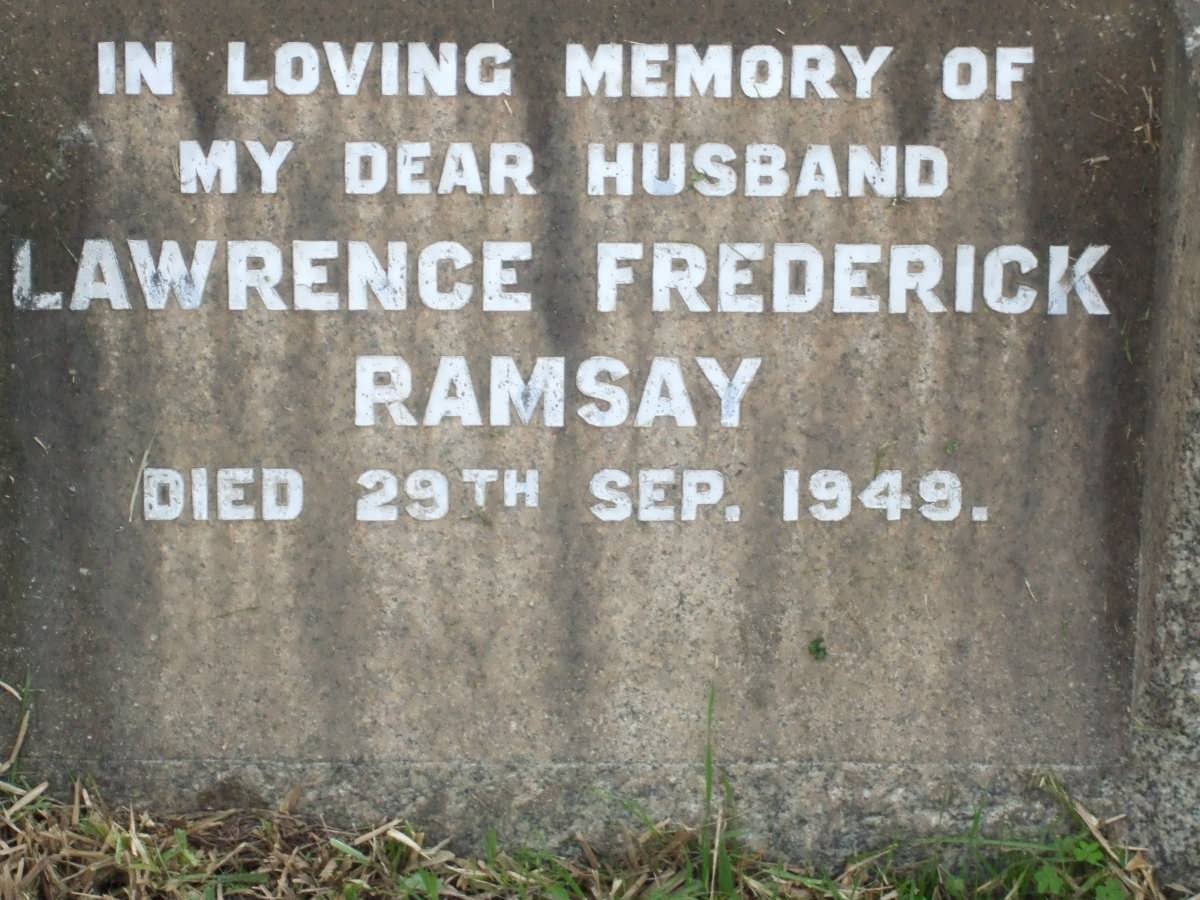 RAMSAY Lawrence Frederick -1949