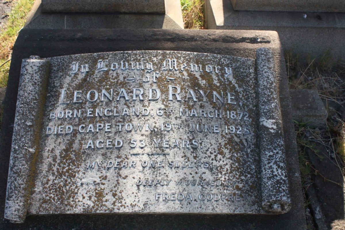 RAYNE Leonard 1872-1925