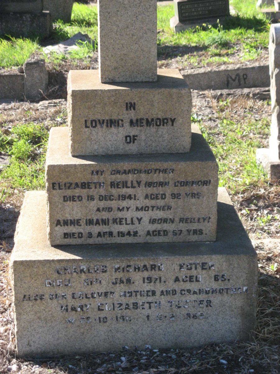 REILLY Elizabeth nee CONNOR -1941 :: KELLY Anne nee REILLY -1942