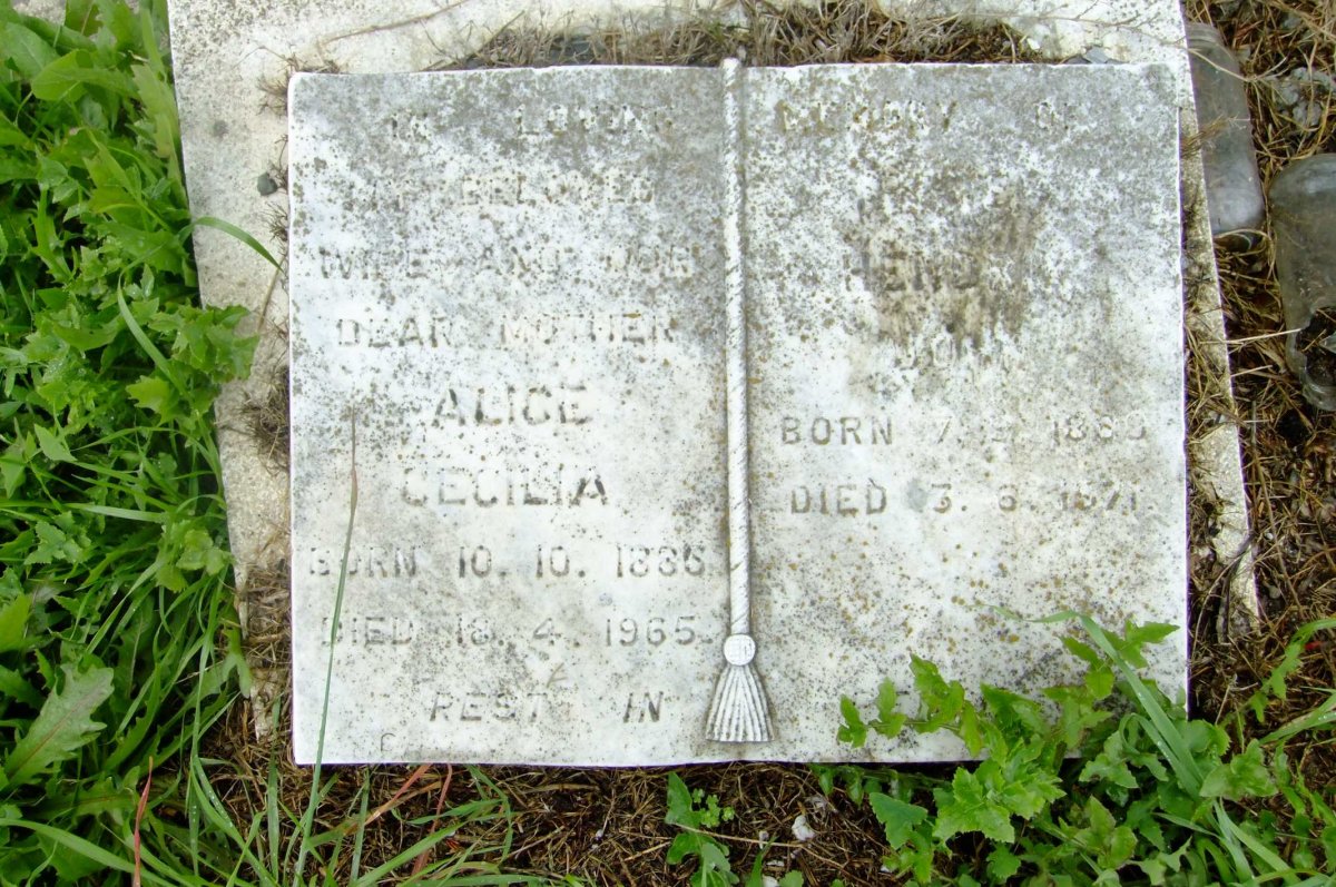 REUCK Hendry John 18?9, de -1971 &amp; Alice Cecilia 1886-1965