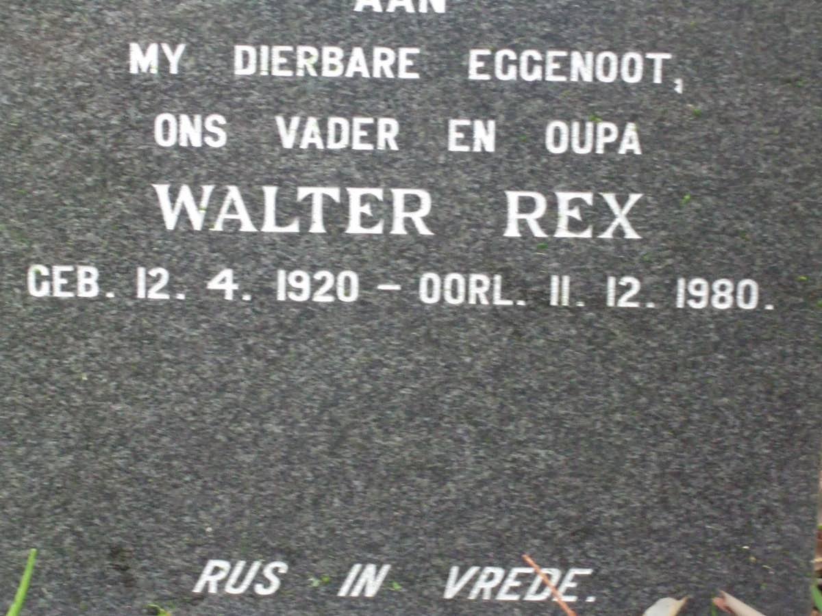 REX Walter 1920-1980
