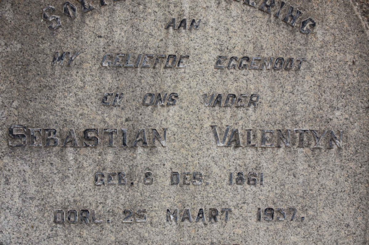 REENEN Sebastian Valentyn, van 1861-19?7