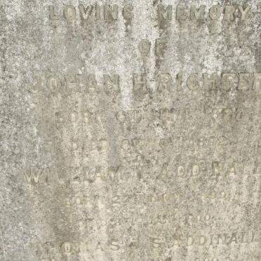 RICHTER Johan H. 1827-1892 :: ADDINALL William T. 1899-1900 :: ADDINALL Thomas S.S. 1900-1900
