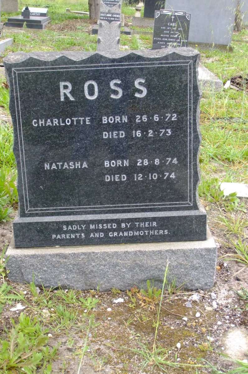 ROSS Charlotte 1972-1973 :: ROSS Natasha 1974-1974