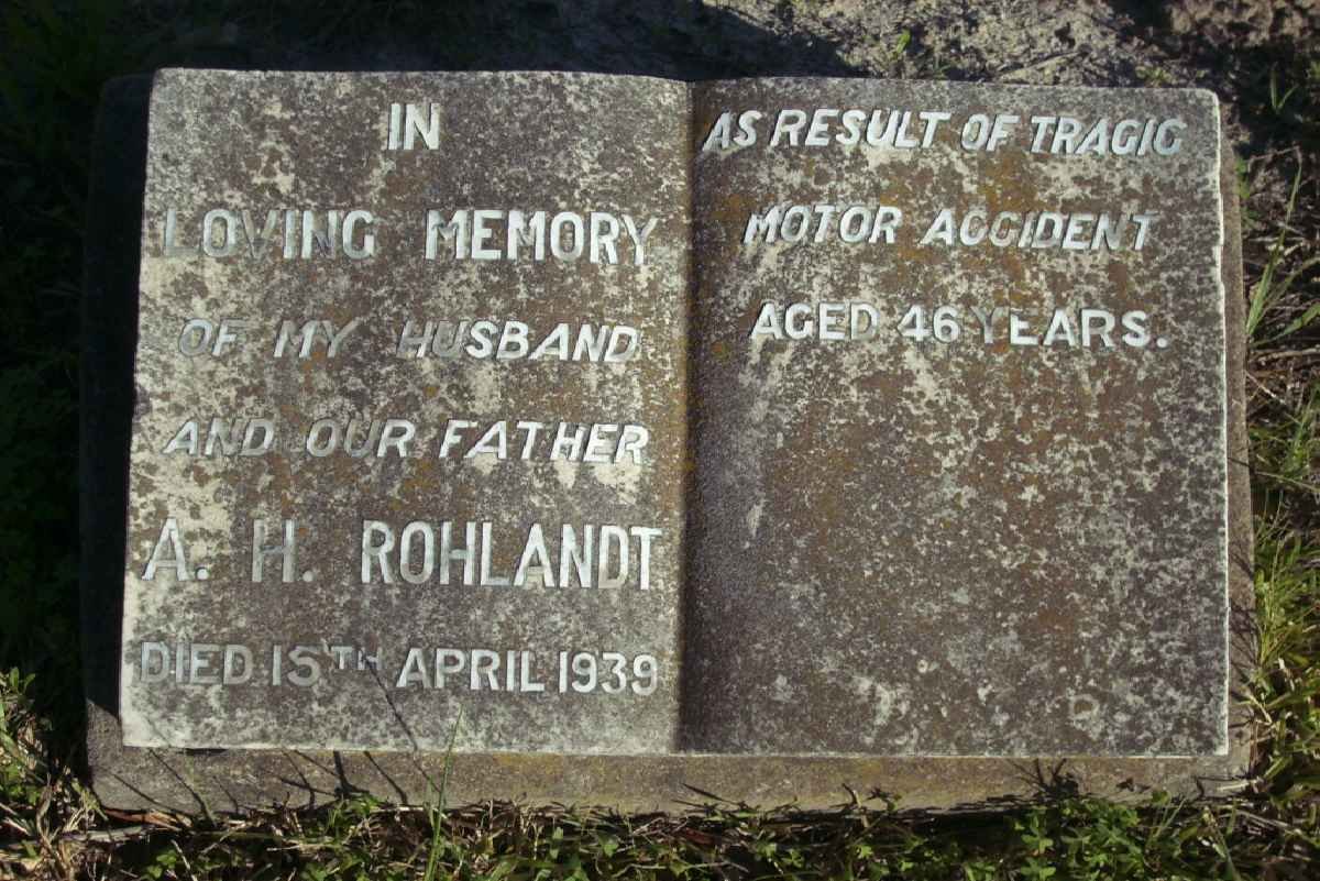 ROHLANDT A.H. -1939