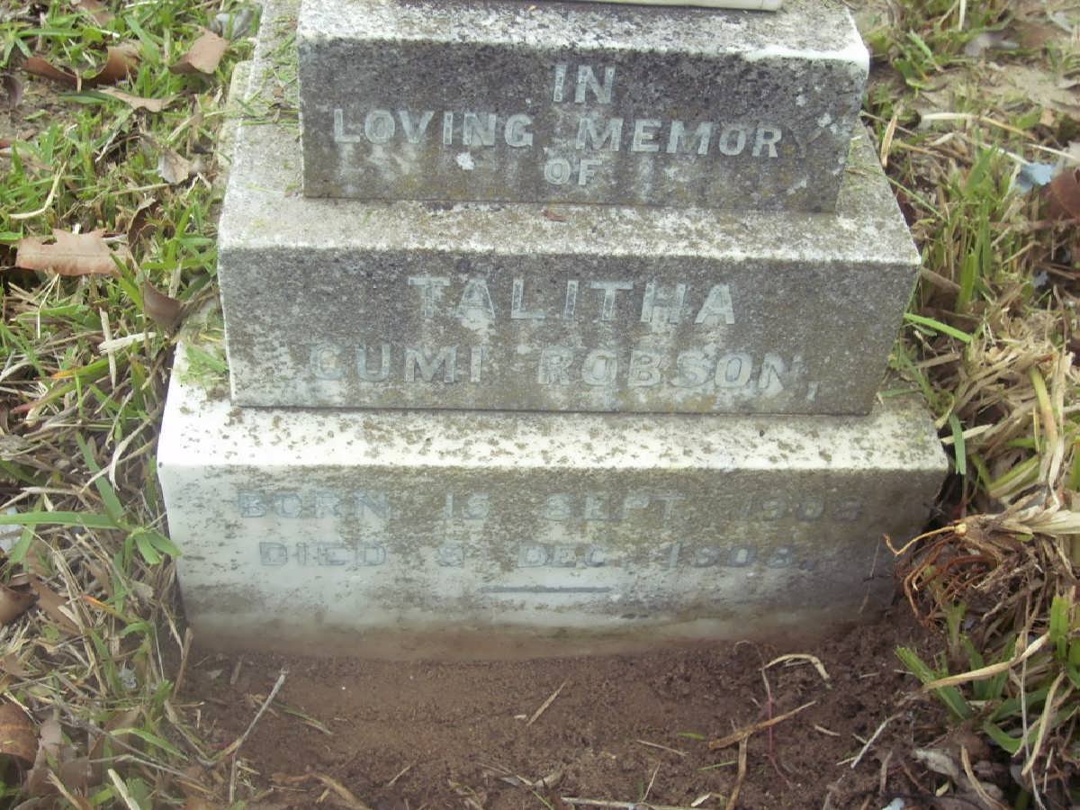 ROBSON Talitha Gump 1902-1908