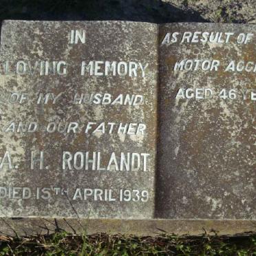 ROHLANDT A.H. -1939