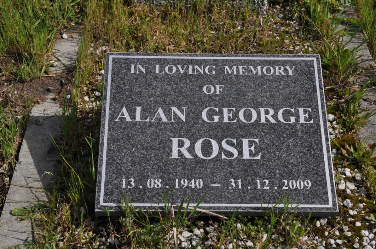 ROSE Alan George 1940-2009