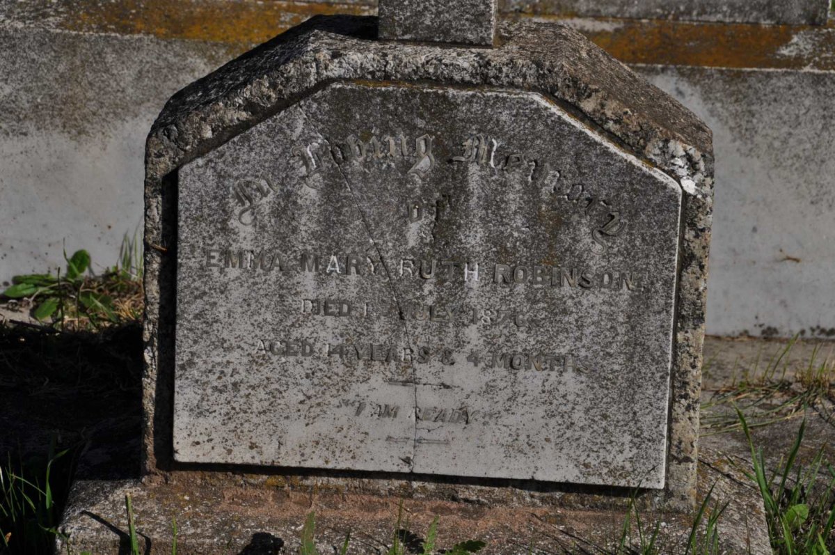 ROBINSON Emma Mary Ruth -1876