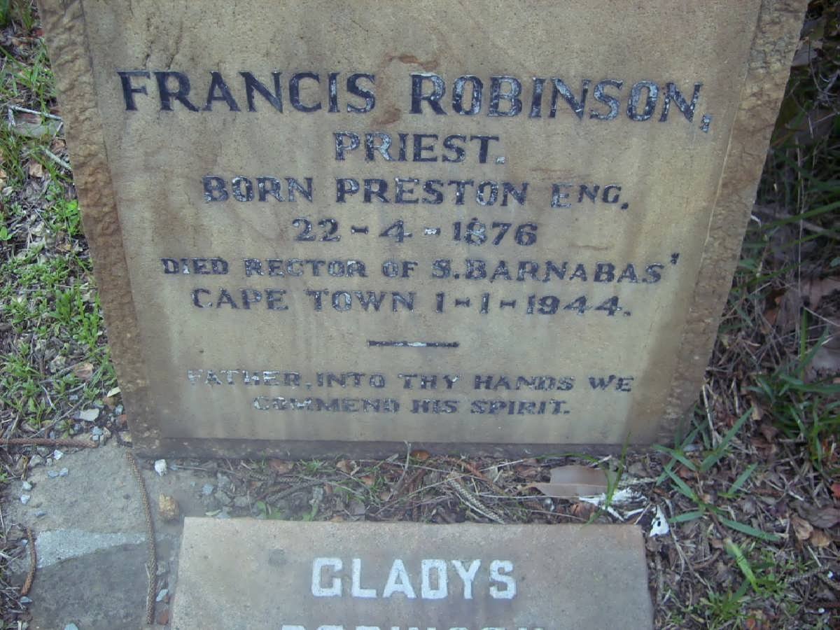 ROBINSON Francis 1876-1944