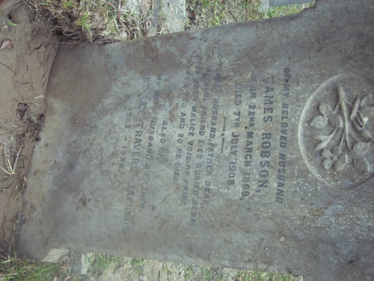 ROBSON James 1868-1908 :: JACKSON Robert Lee Travers 1903-1938