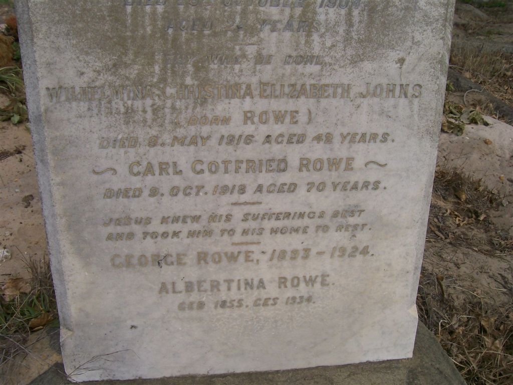 ROWE :: JOHNS
