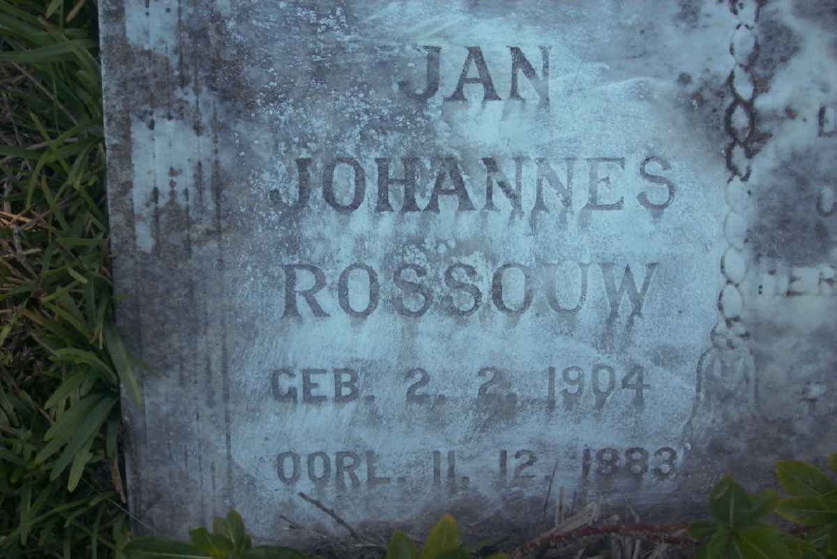 ROSSOUW Jan Johannes 1904-1983