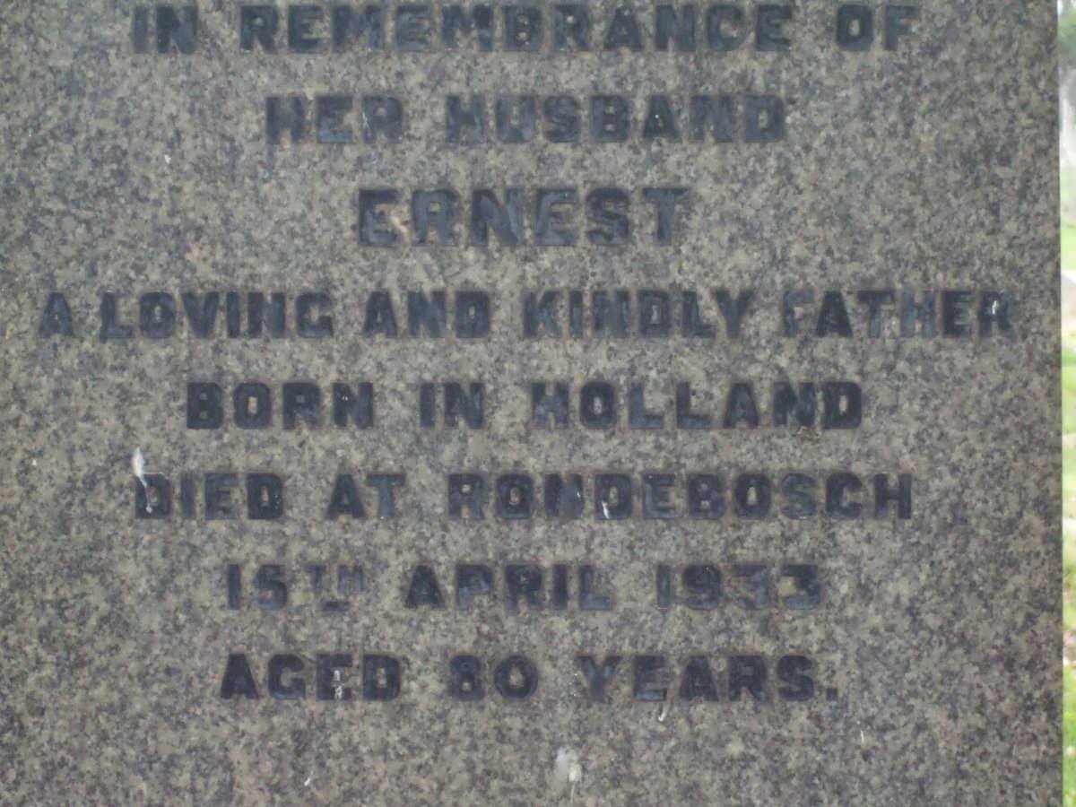 ROOD Ernest -1933