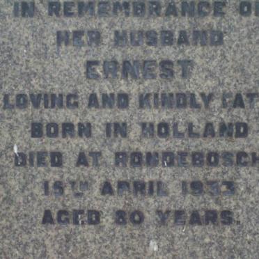 ROOD Ernest -1933