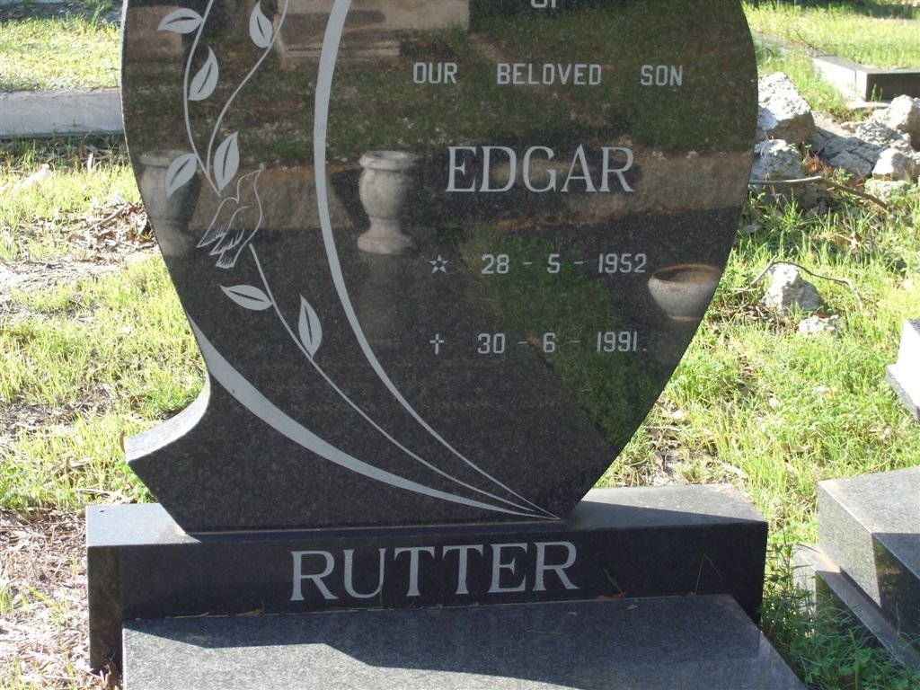 RUTTER Edgar 1952-1991