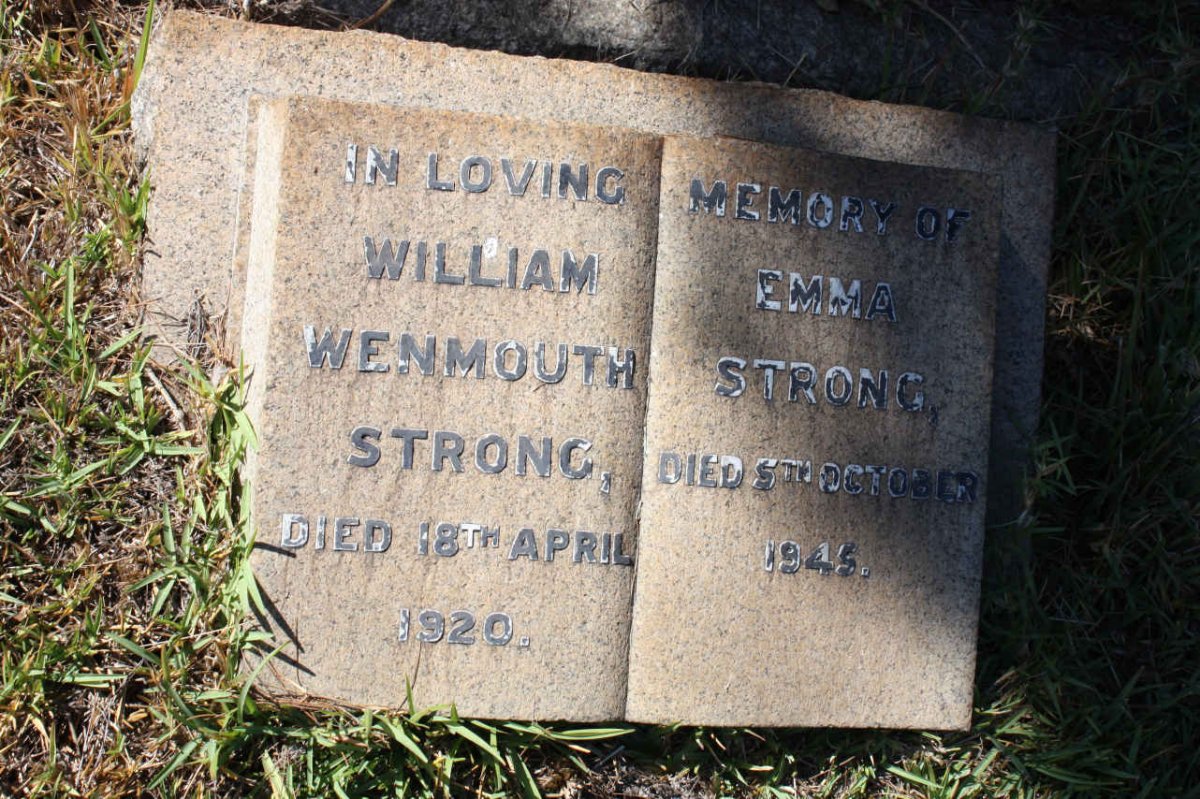 STRONG William Wenmouth -1920 &amp; Emma -1945