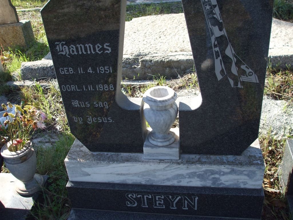 STEYN Hannes 1951-1988
