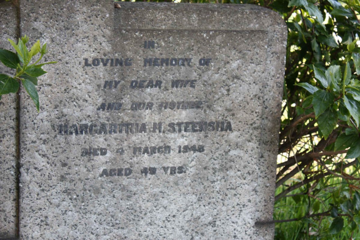 STEENSMA Margaritha H. -1948