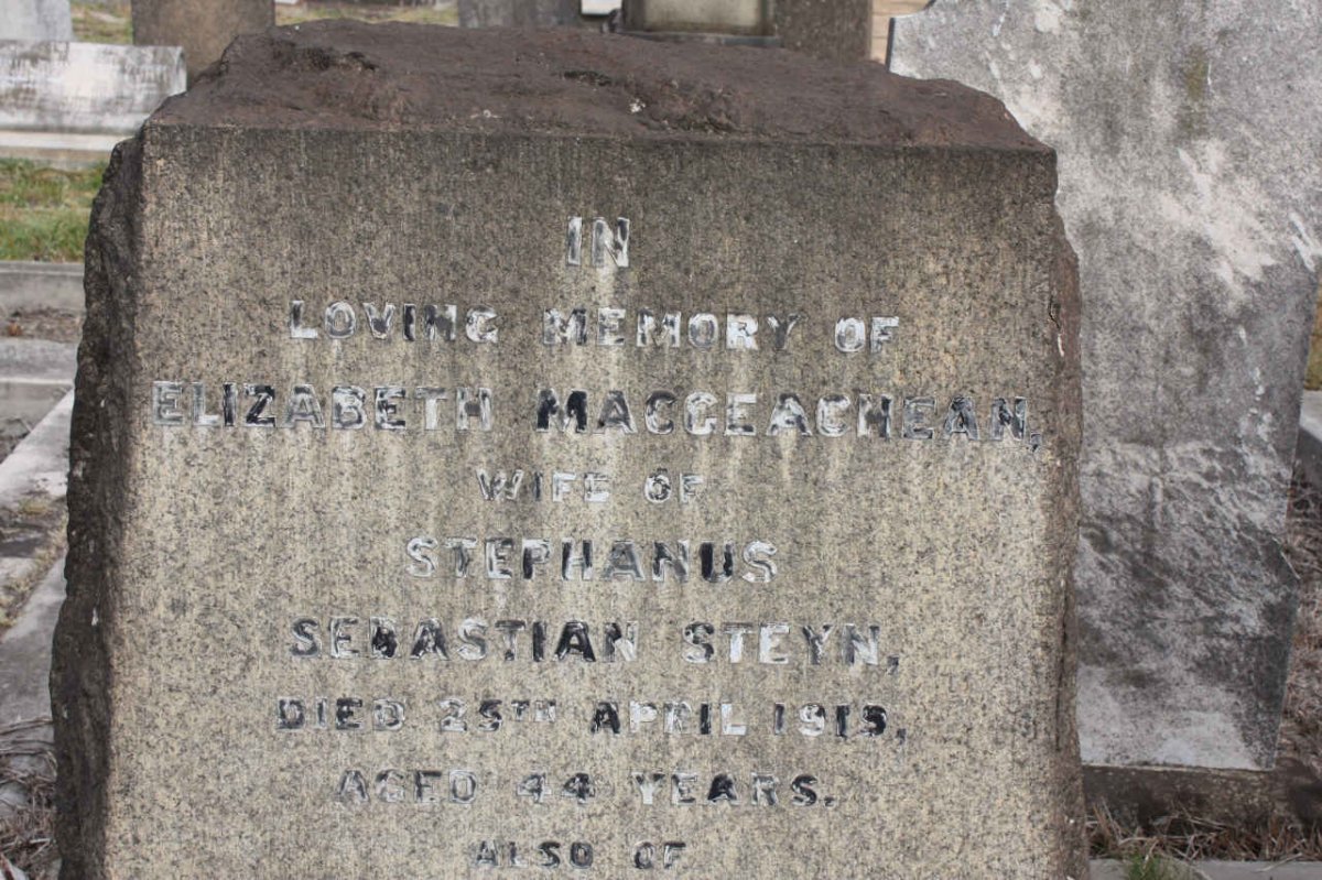 STEYN Elizabeth Magdalena  -1916