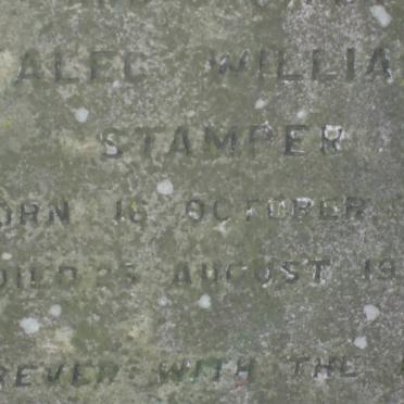 STAMPER Alec William 1921-1962