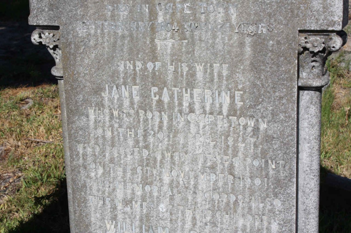 STAPLETON Jane Catherine 1827-1901