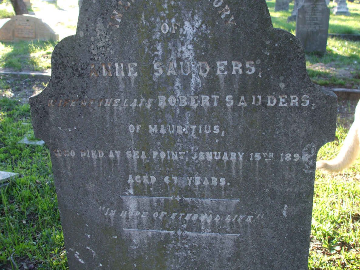 SAUDERS Anne -1896
