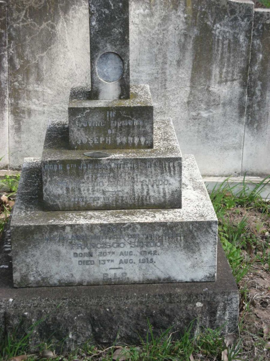 SARDO Francisco 1842-1915 :: SARDO Joseph 19??-1906