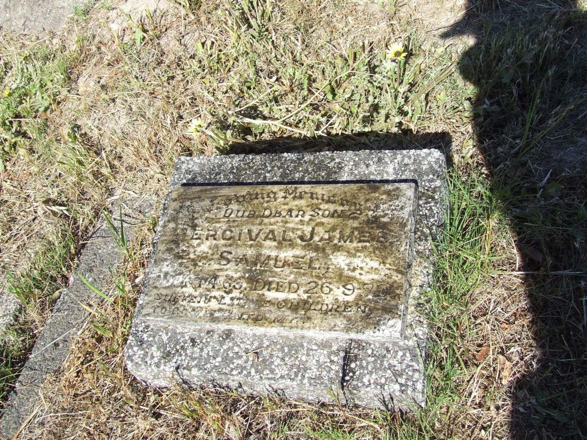 SAMUEL Percival James 1963-197?