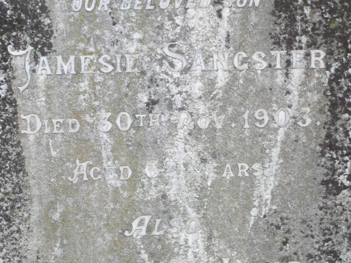 SANGSTER Jamesie -1903