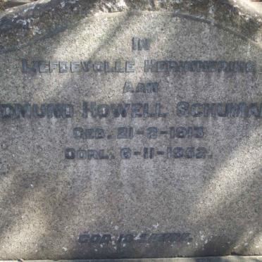 SCHUMANN Edmund Howell 1913-1952