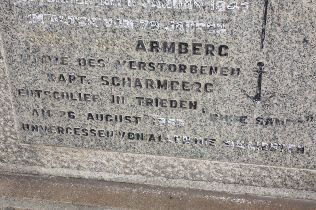SCHARMBERG Anna C.L. -1953